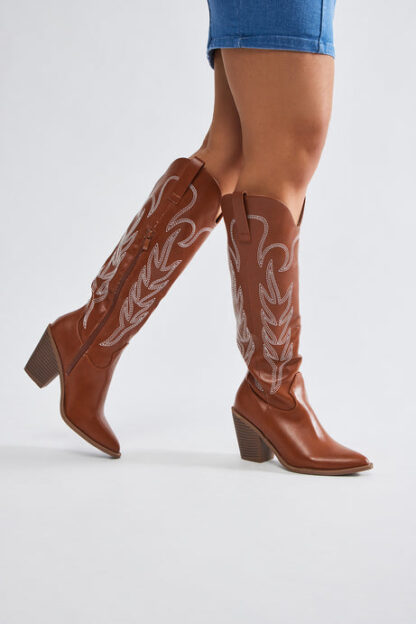 Botas de estilo cowboy con taco alto - Image 20