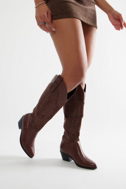 Botas de Estilo Vaquero con Tacón Medio - Image 8