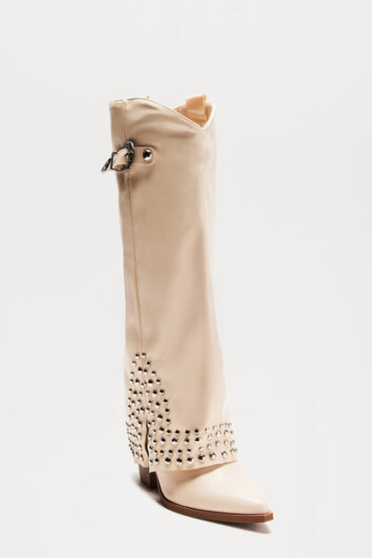 Botas Altas con Detalles de Tachas y Hebilla - Image 8